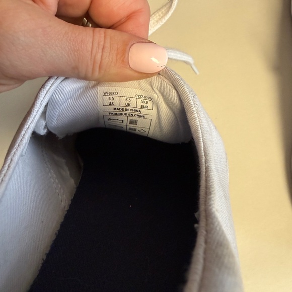 Keds White Canvas Lace-Up Sneakers - Picture 3 of 3